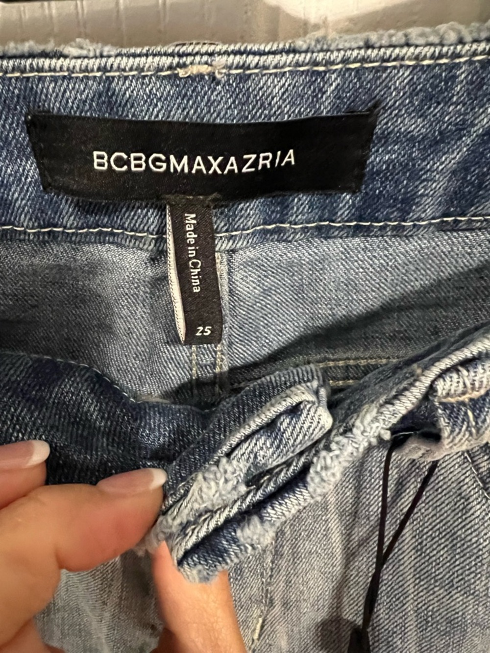 NWT BCBGMaxAzria Mindi Stripe Jeans - Picture 5 of 7